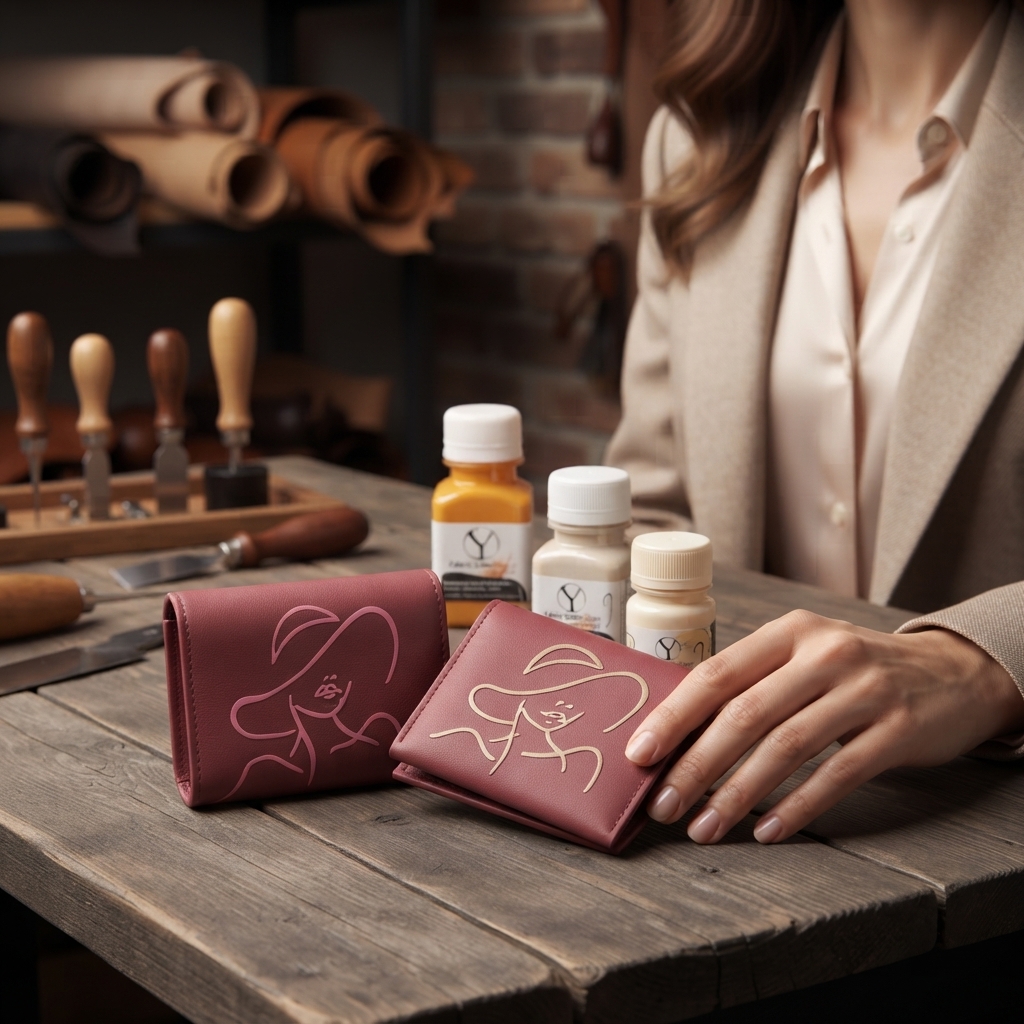 جاکارتی چرم طبیعی طرح پرتره